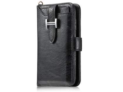 2-in-1 Synthetic Leather Wallet Case for iPhone 8 Plus/7 Plus - Black 2-in-1 Synthetic Leather Wallet Case for iPhone 8 Plus/7 Plus - Black