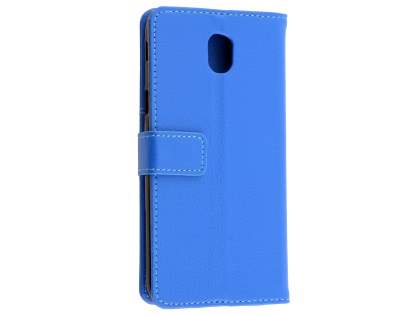 Synthetic Leather Wallet Case with Stand for Samsung Galaxy J5 Pro (2017) - Blue Leather Wallet Case