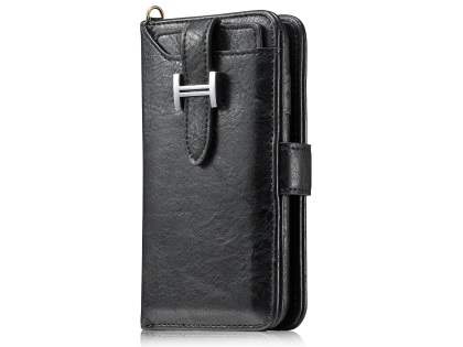 2-in-1 Synthetic Leather Wallet Case for Samsung Galaxy Note8 - Black