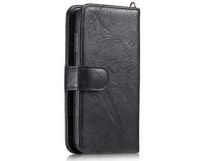 2-in-1 Synthetic Leather Wallet Case for Samsung Galaxy Note8 - Black