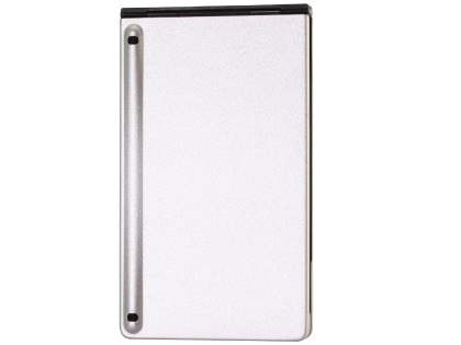 Slim Foldable Bluetooth Mini Keyboard with Stand - Silver