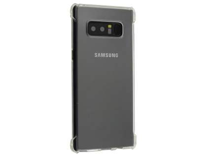 Gel Case with Bumper Edges for Samsung Galaxy Note8 - Clear Soft Cover