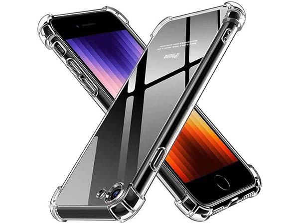 Gel Case with Bumper Edges for iPhone 8/7 - Clear Soft Cover