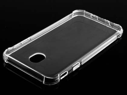 Gel Case with Bumper Edges for Samsung Galaxy J7 Pro (2017) - Clear Soft Cover
