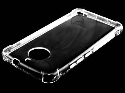 Gel Case with Bumper Edges for Motorola Moto E4 - Clear Soft Cover