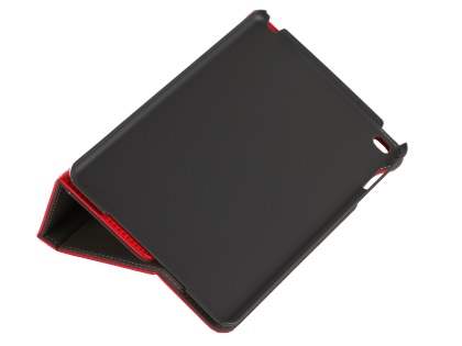 Synthetic Leather Case with Stand for iPad Mini 4 - Red