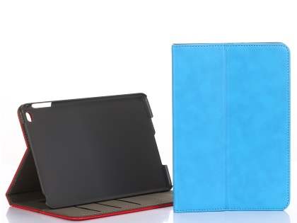 Synthetic Leather Case with Stand for iPad Mini 4 - Sky Blue