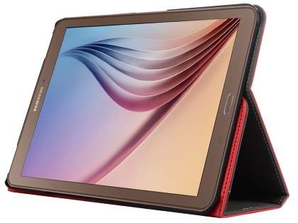 Synthetic Leather Flip Case with Stand for Samsung Galaxy Tab S3 9.7 - Red