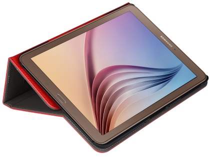 Synthetic Leather Flip Case with Stand for Samsung Galaxy Tab S3 9.7 - Red
