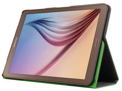 Synthetic Leather Flip Case with Stand for Samsung Galaxy Tab S3 9.7 - Green