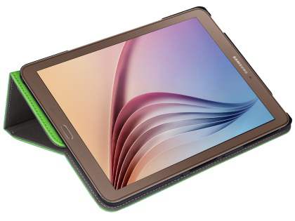 Synthetic Leather Flip Case with Stand for Samsung Galaxy Tab S3 9.7 - Green