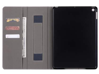 Synthetic Leather Flip Case with Stand for iPad 2/3/4 - Sky Blue