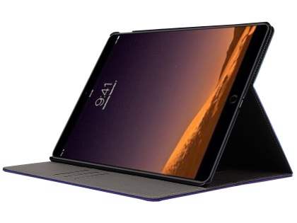 Synthetic Leather Flip Case with Stand for iPad Pro 12.9 (2017) - Purple
