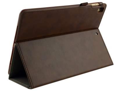Synthetic Leather Flip Case with Stand for iPad 9.7 (2018/2017) / Pro 9.7 / Air 2 / Air - Brown