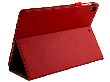 Synthetic Leather Flip Case with Stand for iPad 9.7 (2018/2017) / Pro 9.7 / Air 2 / Air - Red