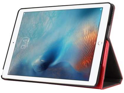 Synthetic Leather Flip Case with Stand for iPad 9.7 (2018/2017) / Pro 9.7 / Air 2 / Air - Red