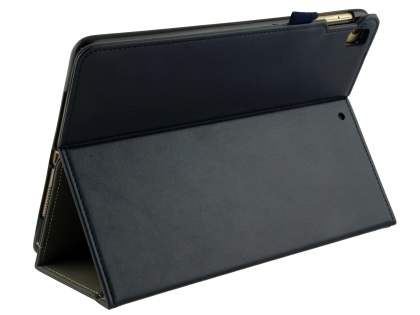 Synthetic Leather Flip Case with Stand for iPad 9.7 (2018/2017) / Pro 9.7 / Air 2 / Air - Midnight Blue