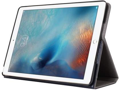 Synthetic Leather Flip Case with Stand for iPad 9.7 (2018/2017) / Pro 9.7 / Air 2 / Air - Midnight Blue