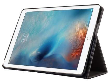 Synthetic Leather Flip Case with Stand for iPad 9.7 (2018/2017) / Pro 9.7 / Air 2 / Air - Black