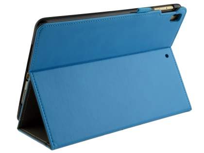 Synthetic Leather Flip Case with Stand for iPad 9.7 (2018/2017) / Pro 9.7 / Air 2 / Air - Sky Blue