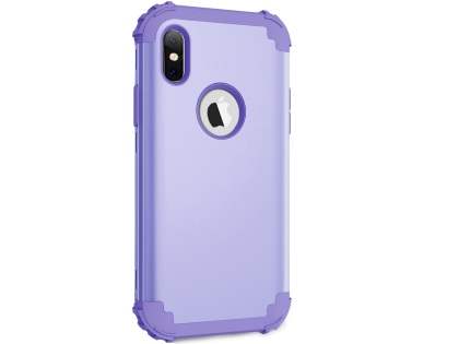 Defender Case for iPhone Xs/X - Lilac Impact Case