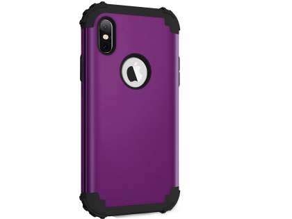 Defender Case for iPhone Xs/X - Plum Impact Case