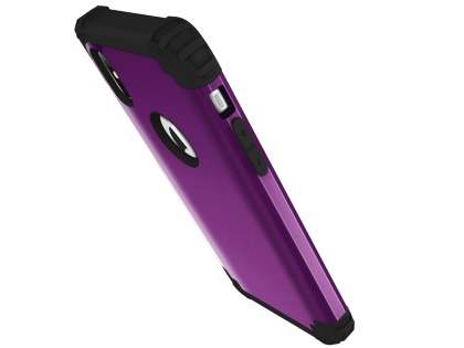 Defender Case for iPhone Xs/X - Plum