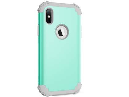 Defender Case for iPhone Xs/X - Mint Impact Case