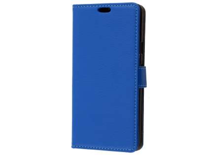 Synthetic Leather Wallet Case with Stand for Google Pixel 2 - Blue
