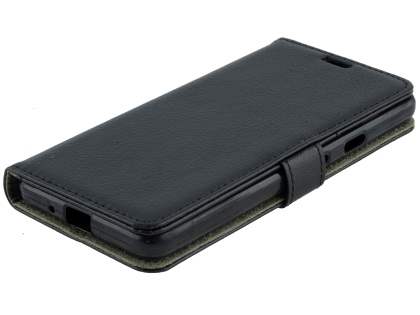 Synthetic Leather Wallet Case with Stand for Google Pixel 2 - Black