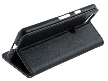 Synthetic Leather Wallet Case with Stand for Google Pixel 2 - Black