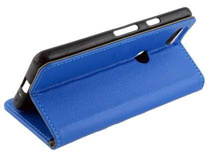 Synthetic Leather Wallet Case with Stand for Google Pixel 2 - Blue