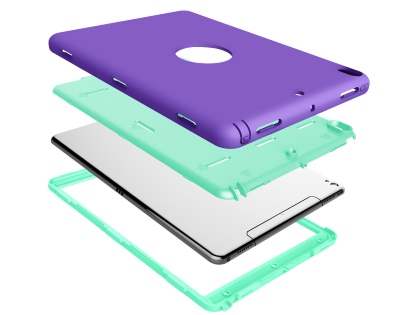 Impact Case for iPad Pro 10.5 - Purple/Mint