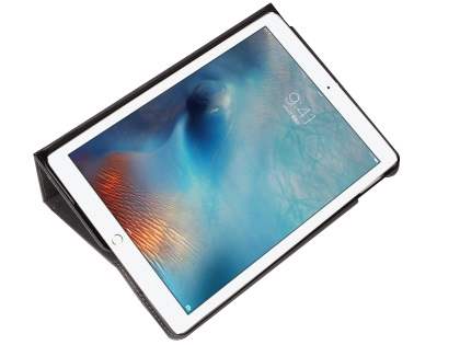 Synthetic Leather Flip Case with Stand for iPad 9.7 (2018/2017) / Pro 9.7 / Air 2 / Air - Black