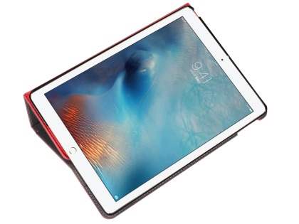 Synthetic Leather Flip Case with Stand for iPad 9.7 (2018/2017) / Pro 9.7 / Air 2 / Air - Red