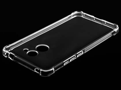 Gel Case with Bumper Edges for Huawei Y7 - Clear Soft Cover
