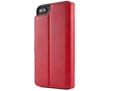 2-in-1 Synthetic Leather Wallet Case for iPhone 6s Plus/6 Plus - Red
