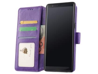 2-in-1 Synthetic Leather Wallet Case for Samsung Galaxy Note8 - Purple