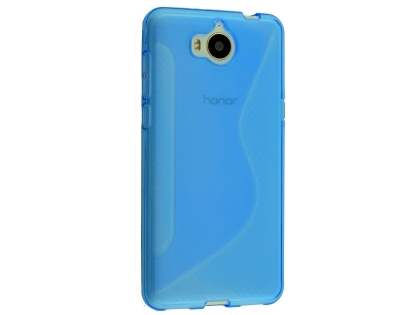 Wave Case for Huawei Y5 (2017) - Blue Soft Cover