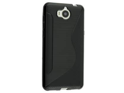 Wave Case for Huawei Y5 (2017) - Black Soft Cover
