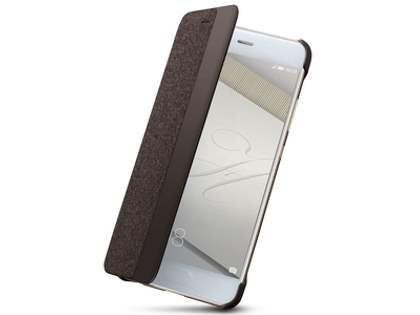 Official Huawei P10 Plus Smart View Flip Case - Brown