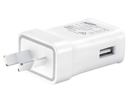 Genuine Samsung Adaptive Fast Charging USB-A Charger Adaptor - White