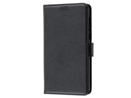Synthetic Leather Wallet Case with Stand for Huawei Y5 (2017) - Black