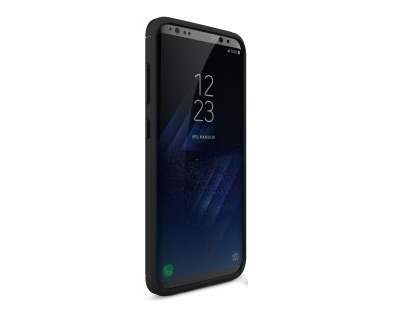 Flexible Carbon Fibre Style Case for Samsung Galaxy S8+ - Black