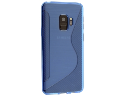 Wave Case for Samsung Galaxy S9 - Blue Soft Cover