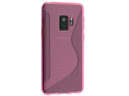 Wave Case for Samsung Galaxy S9 - Pink Soft Cover