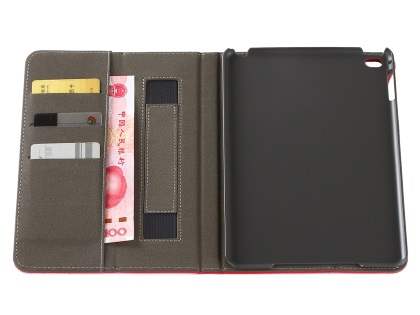 Synthetic Leather Case with Stand for iPad Mini 4 - Navy