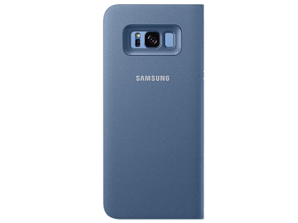Genuine Samsung Galaxy S8+ LED View Cover - Blue