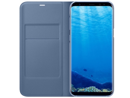 Genuine Samsung Galaxy S8+ LED View Cover - Blue