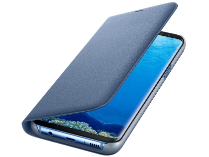 Genuine Samsung Galaxy S8+ LED View Cover - Blue